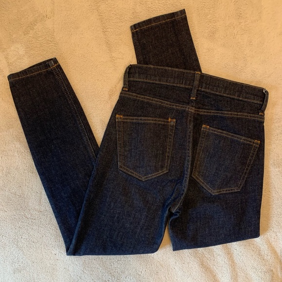 Everlane The High-Rise Skinny Jean Dark Indigo - Picture 14 of 16